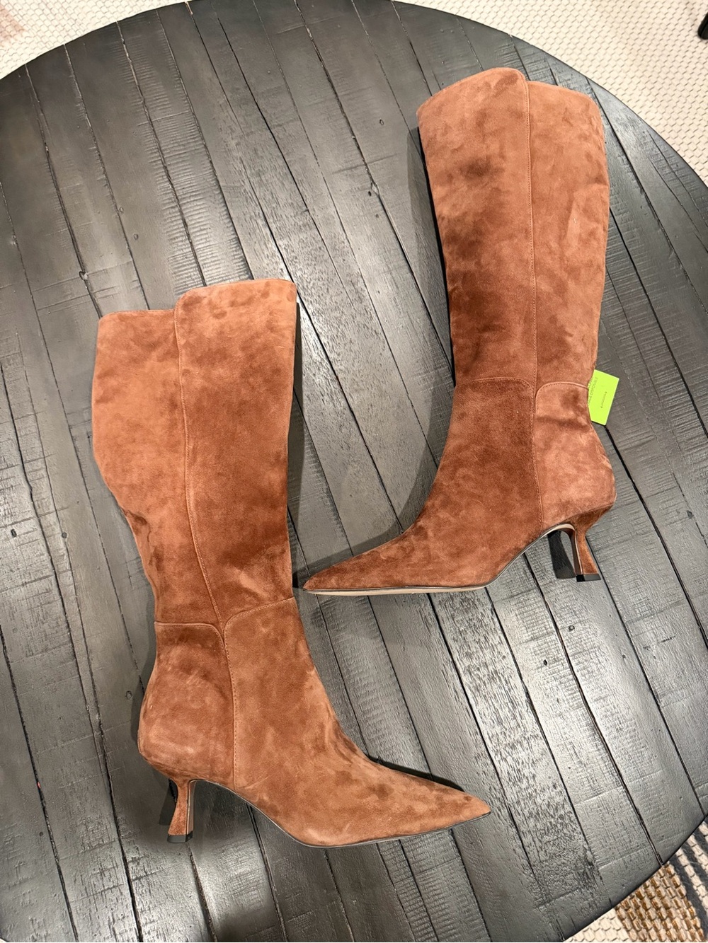 🔥💥🔥NWOB Sam Edelman Taylin boots Size 8.5 US Brown Suede - Picture 4 of 15